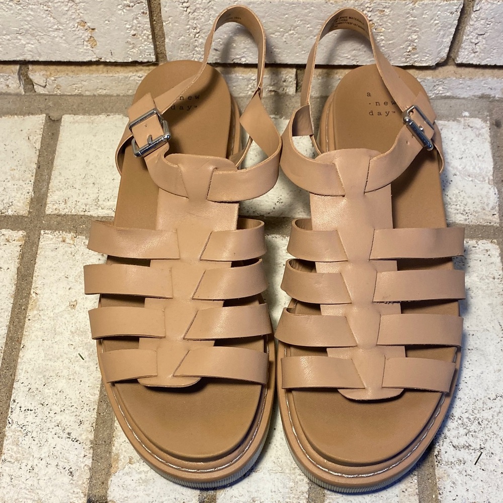a new day Tan Women Sandals